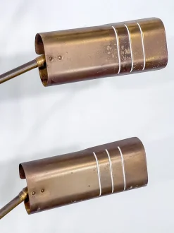 Hot Pamono Floor Lamp in Brass and Travertine attributed to Goffredo Reggiani, Italy, 1960s