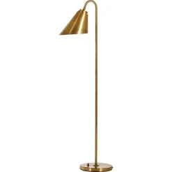 Best Pamono Floor Lamp in Brass attributed to Frits Schlegel and Vilhelm Lauritzen, 1940s