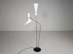 Best Pamono Floor Lamp in Brass by Carl Moor for Bag Turgi, 1950s