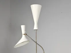 Best Pamono Floor Lamp in Brass by Carl Moor for Bag Turgi, 1950s