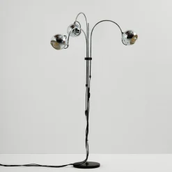 Hot Pamono Floor Lamp in Chrome