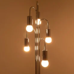 Sale Pamono Floor Lamp in Chromed Metal, 1970s