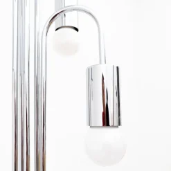 Sale Pamono Floor Lamp in Chromed Metal, 1970s