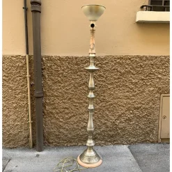 Hot Pamono Floor Lamp in Silver by Emanuelli & Pastore for Castaudi & Gautero, 1960s