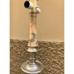 Hot Pamono Floor Lamp in Silver by Emanuelli & Pastore for Castaudi & Gautero, 1960s