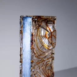 Best Pamono Floor Lamp in Steel and Murano Glass, 1970