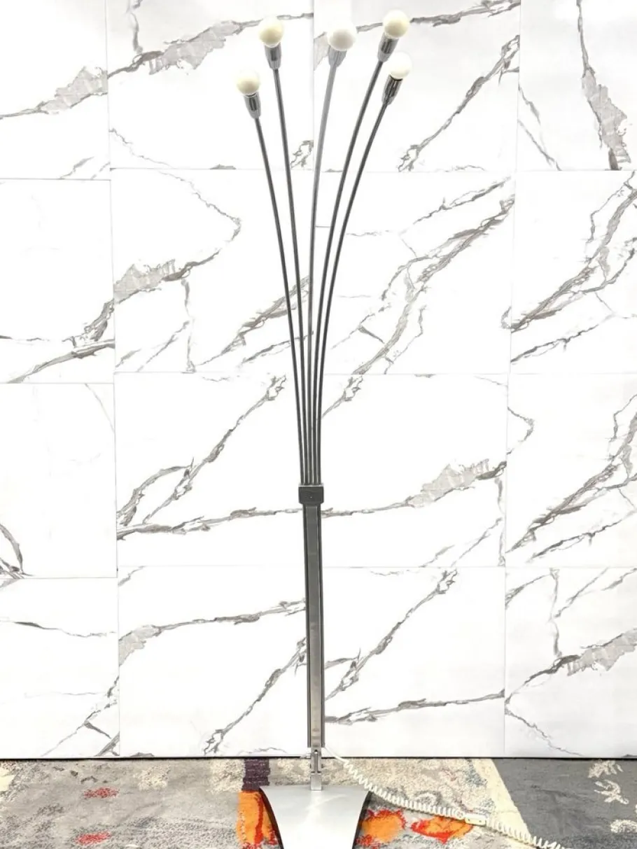 Hot Pamono Floor Lamp in Steel by Goffredo Reggiani for Reggiani, 1970