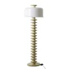 Best Pamono Floor Lamp in White and Beige Lacquered Wood by Ettore Sottsass, 1990s