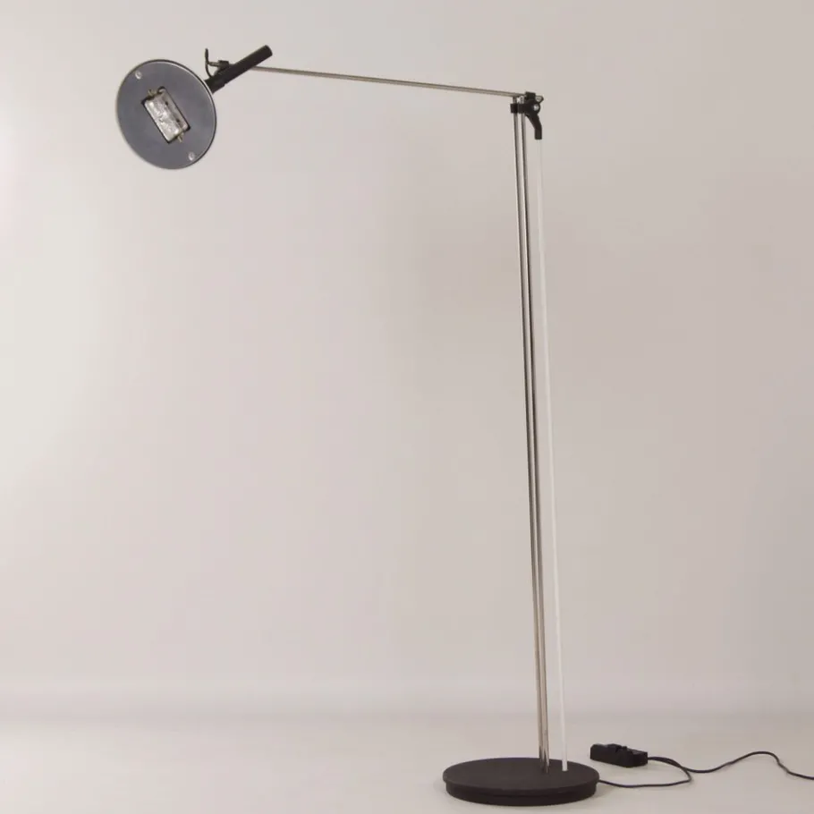 Hot Pamono Floor Lamp Lyda by S. Asahara and Y. Kimura for Luci, Italy, 1980s