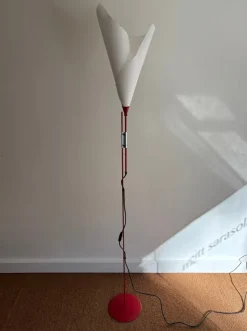 Pamono Floor Lamp Model Calla by Marcello Cuneo for Valenti Luce