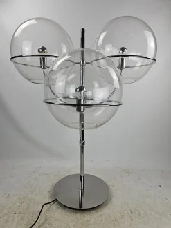 Clearance Pamono Floor Lamp Model Lyndon by Vico Magistretti for O Luce, Denmark, 1970s