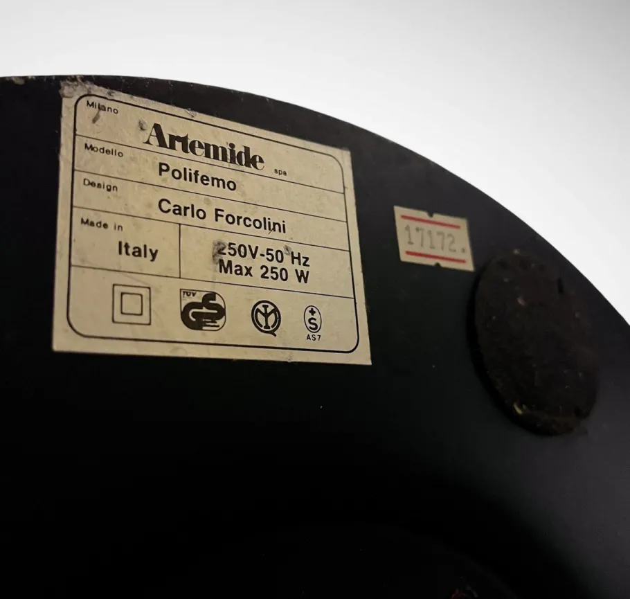 Discount Pamono Floor Lamp Polifemo by Carlo Forcolini for Artemide, Italy