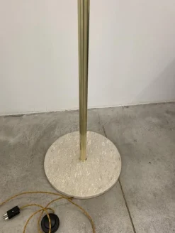 Pamono Floor Lamp with 3 Adjustable Cones from Stilnovo, Italy, 1950s
