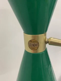 Pamono Floor Lamp with 3 Adjustable Cones from Stilnovo, Italy, 1950s