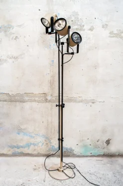 Sale Pamono Floor Lamp with 3 Lights P433 by Brusasco & Torretta for Luci Italia, 1970s