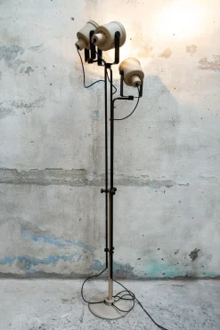 Sale Pamono Floor Lamp with 3 Lights P433 by Brusasco & Torretta for Luci Italia, 1970s