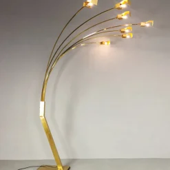 Clearance Pamono Floor Lamp with 7 Lights, 1970s
