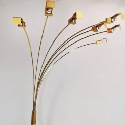 Clearance Pamono Floor Lamp with 7 Lights, 1970s