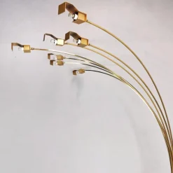 Clearance Pamono Floor Lamp with 7 Lights, 1970s
