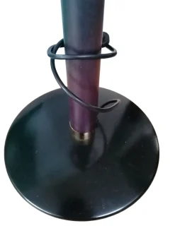 Sale Pamono Floor Lamp with Adjustable Arm and Fabric Lampshade, 1980s