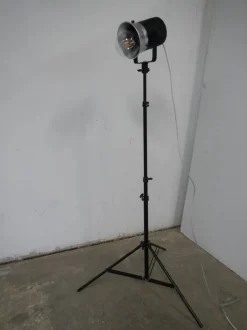 Clearance Pamono Floor Lamp with Camera Tripod from IFF Manfrotto Bassano, 1970s