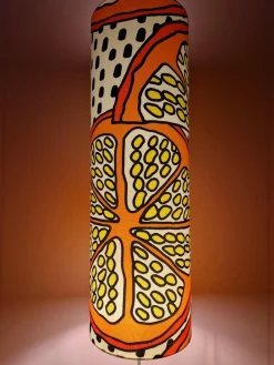 Clearance Pamono Floor Lamp with Illuminated Glass Base from Doria Leuchten, 1960s