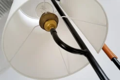 Pamono Floor Lamp with Magazine Rack from Mado Jolain, France, 1956