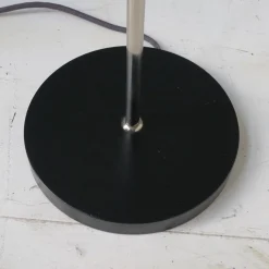 Sale Pamono Floor Lamp with Movable Chrome & Black Cylindrical Shades, 1960s