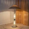 Pamono Floor or Table Lamp with Illuminated Glass Body by Richard Essig, 1960s