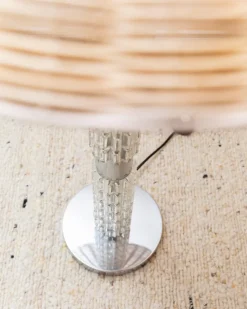 Pamono Floor or Table Lamp with Illuminated Glass Body by Richard Essig, 1960s