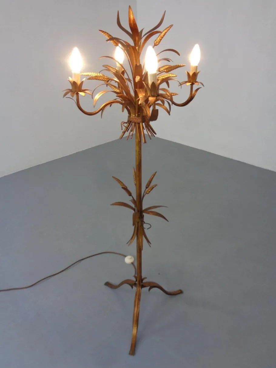 Discount Pamono Florentine Floor Lamp by Hans Kögl, 1970s, Set of 2