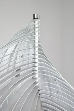 Clearance Pamono French Aluminium Table Lamps by Henri Mathieu, 1960s, Set of 2