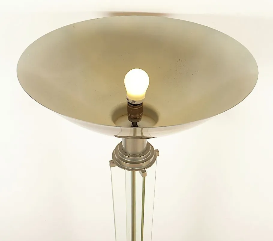 Hot Pamono French Art Deco Floor Lamp in the style of Jacques Adnet, 1930s