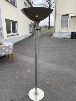 Hot Pamono French Art Deco Floor Lamp in the style of Jacques Adnet, 1930s