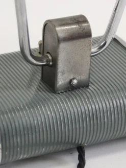 Clearance Pamono French Art Deco Green and Chrome Table Lamp by Eileen Gray for Jumo, 1940s