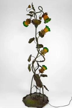 Sale Pamono French Art Nouveau Heron Floor Lamp, 1890s