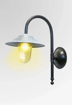 Outlet Pamono French Black Zinc Outdoor Barn Light