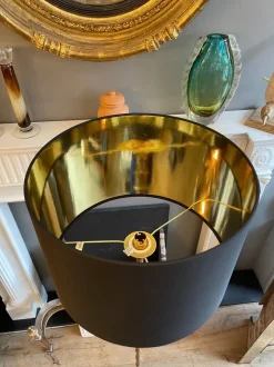 Outlet Pamono French Brass Faux Bamboo Floor Lamp, 1960s