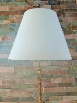 Clearance Pamono French Brass Floor Lamp from Maison Baguès, 1950s