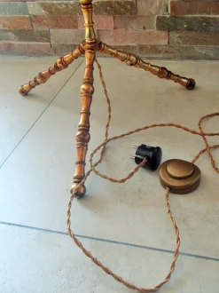 Clearance Pamono French Brass Floor Lamp from Maison Baguès, 1950s