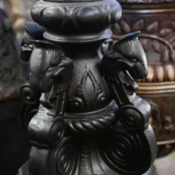 Best Pamono French Cast Iron Street Lamp with Lion