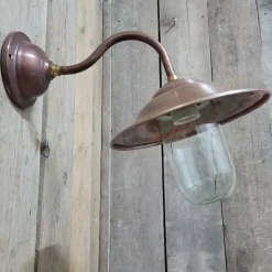 Outlet Pamono French Classic Copper Outdoor Barn Light Lamp