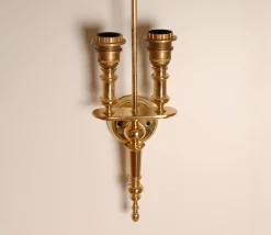 Best Pamono French Empire Style Bouillotte Wall Sconces from Versace, 1980s, Set of 2