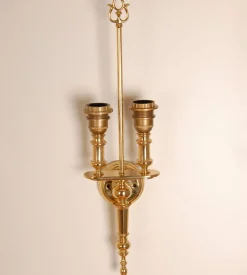 Best Pamono French Empire Style Bouillotte Wall Sconces from Versace, 1980s, Set of 2