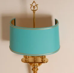 Best Pamono French Empire Style Bouillotte Wall Sconces from Versace, 1980s, Set of 2