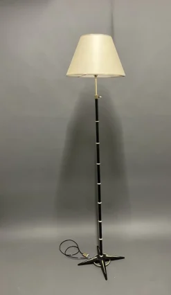 New Pamono French Floor Lamp by Jacques Adnet, 1950s