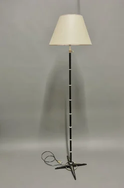 New Pamono French Floor Lamp by Jacques Adnet, 1950s