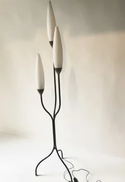 Discount Pamono French Floor Lamp from Maison Lunel, 1950