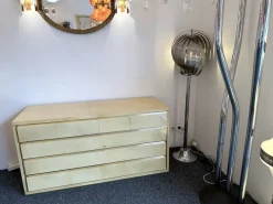 Online Pamono French Floor Lamp in Metal by Henri Mathieu, 1970s