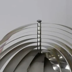 Online Pamono French Floor Lamp in Metal by Henri Mathieu, 1970s